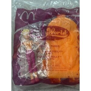 2 Polly Pocket Vntg McDonald's Happy  Meal Plastic Toy  (New Sealed Bag)